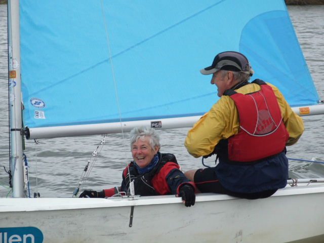 Happy sailors